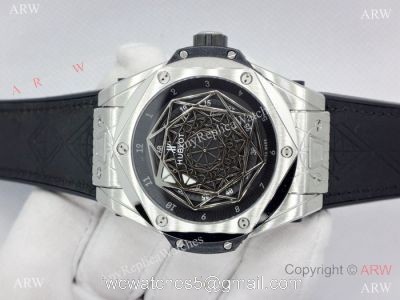 Swiss Grade Hublot Big Bang Sang Bleu Stainless Steel Watch 2019 Replica 1