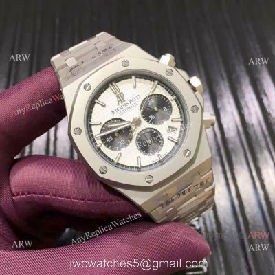 Audemars Piguet Royal Oak Sand Case White Dial Watches 44mm AP Watch 1