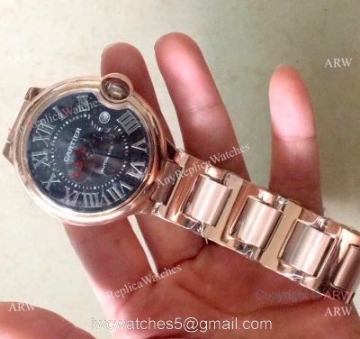 Fake Ballon Bleu De Cartier Automatic Watches Rose Gold 42mm 1