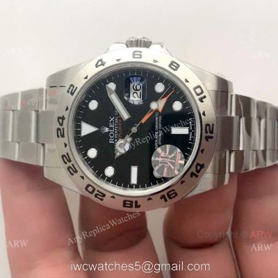 JF Factory V3 ETA2836 Replica Rolex Explorer II 42mm Black Dial Watch 216570 1