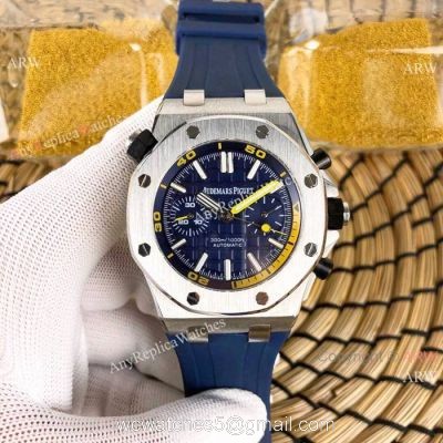 Audemars Piguet Royal Oak Offshore Diver Automatic watch SS Blue Face 1