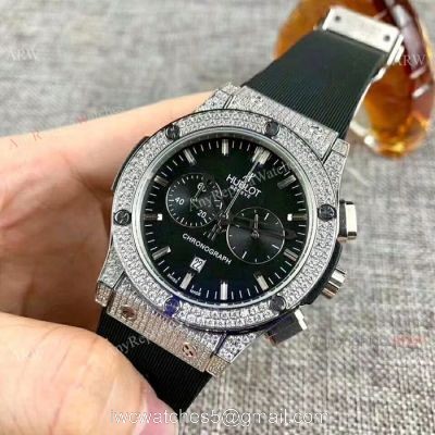 High Quality Hublot Big Bang Ice Out Chronograph Watch 41mm 1