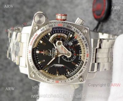 Tag Heuer Carrera Calibre 36 Fiyat Stainless Steel Black Dial Watch Stainless Steel Black 1