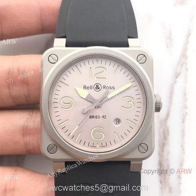 Swiss Copy Bell Ross BR 03-92 Limited Edition Watch Frosted Case Pink Dial 1