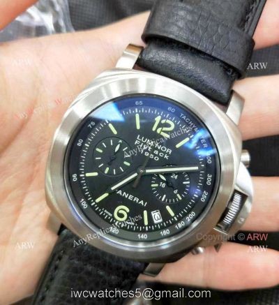 Panerai PAM 212 Replica Luminor 1950 Flyback Chronograph SS Watch 1