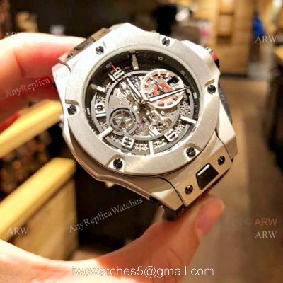 High Quality Hublot Big Bang Skeleton Dial Watch For Sale 45mm 1