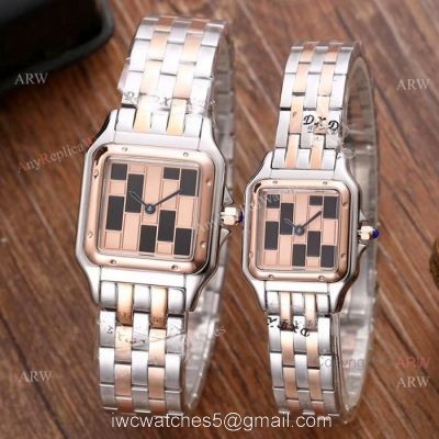 New Fake Cartier Panthere Limited Edition Watches Two Tone Rose Gold 1