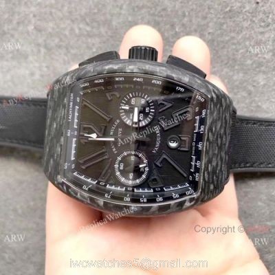 Franck Muller Vanguard Carbon Fibre Watch New Replica 1
