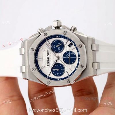Audemars Piguet Replica Royal Oak Offshore Ladies Watch SS White Dial 1