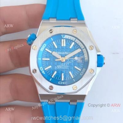 Swiss 3120 Replica Audemars Piguet Royal Oak Offshore Diver Watch Blue Version 1