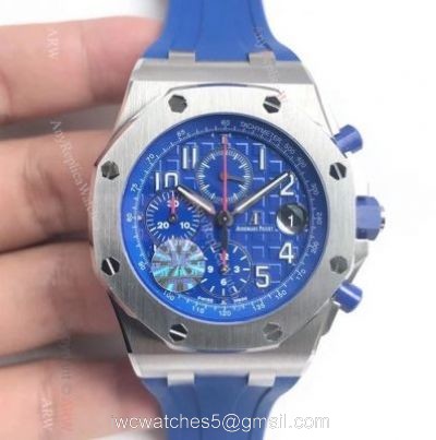 2019 Replica Audemars Piguet Royal Oak Offshore Swiss Cal.3126 Blue version Watch 1