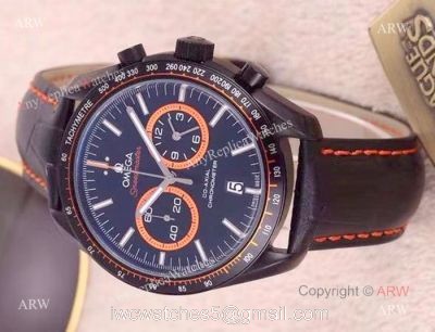 Omega Dark Side Of The Moon Copy Watches Orange Sub-dials 1