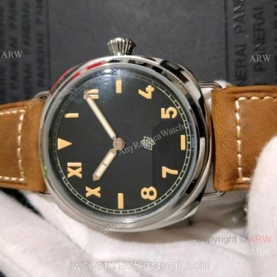 New Copy Panerai Radiomir BREVETTATO Watch SS Brown Markers 1