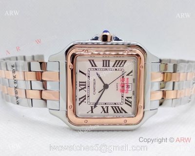 Cartier Panthere De Cartier Watches Two Tone Rose Gold 38mm 1