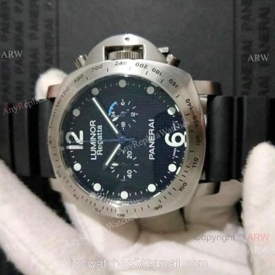 Paneria Luminor Regatta Limited Edition Watch SS Black Dial PAM308 1
