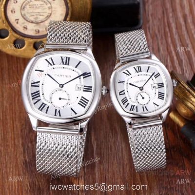 Low Price Replica Cartier Drive De Lovers Watch Stainless Steel 1