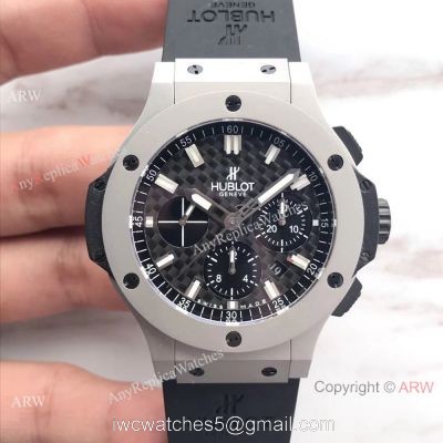 Copy Hublot Geneve Big Bang Stainless Steel Watch Siwss 4100 Carbon Dial 1
