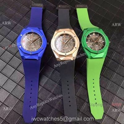 New Replica Hublot Big Bang Quartz Watch Skeleton Dial 1