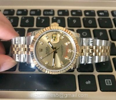 High Quality Rolex Datejust Two Tone Jubilee Band 36mm Watch 1
