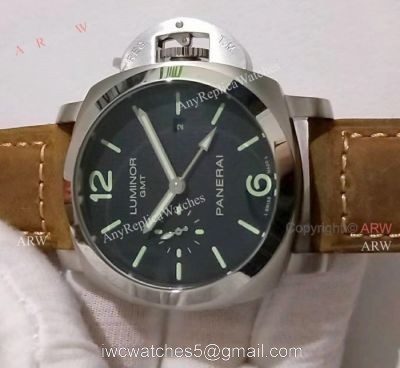 Panerai AAA Replica Watches Panerai Luminor 1950 Stainless Steel Black Dial Watch 1
