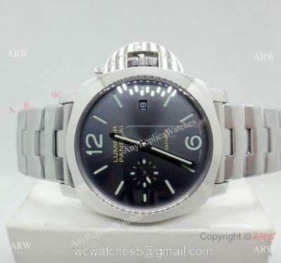 AAA Copy Panerai Luminor Due Stainless Steel Gray Dial Watch / Panerai PAM 904 1