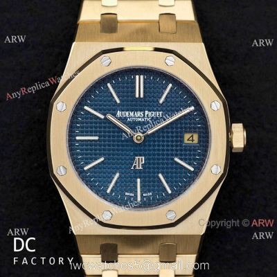 Best Copy Audemars Piguet Royal Oak Jumbo Extra Thin Watch Gold Case 1