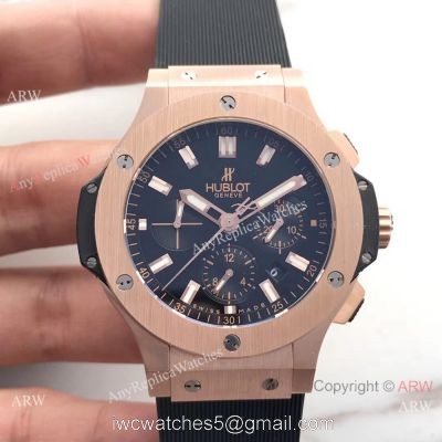 Fake Hublot Big Bang Rose Gold Chronograph Watch SWISS 4100 1