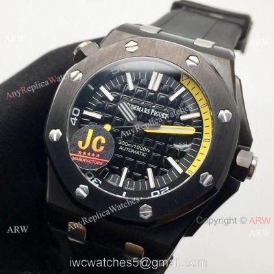 Fake Audemars Piguet Royal Oak Offshore Diver Men Watches All Black 42mm 1