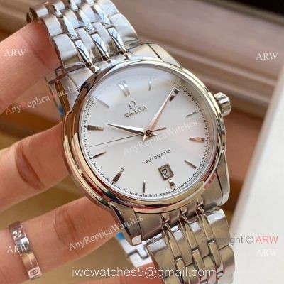 Omega Swiss 8500 Replica Watches Stainless Steel White Face 1