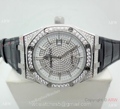 2019 Replica Audemars Piguet Royal Oak 44MM Watch SS Diamond Dial 1