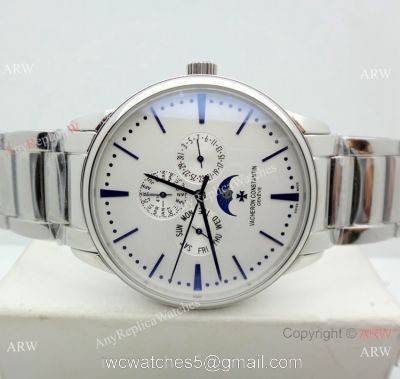 Vacheron Constantin Watch Replica For Sale Ss Perpetual Calendar Face 1