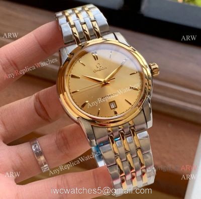 Swiss 8500 Omega Replica Watches 2-Tone Sapphire Crystal 1