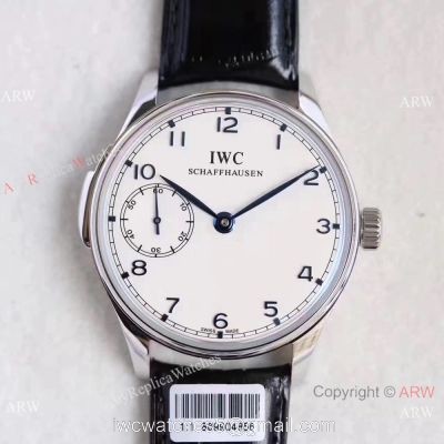 High Quality IWC Portuguese Minute Repeater White Dial SS Watch Low Price 1