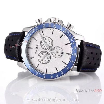 New Style Replica Tissot Chronograph Watches SS White Dial 1