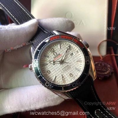 Copy Omega Seamaster White 007 Face Watch High Quality 1