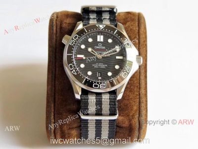 (OM)Swiss Omega Seamaster Diver 300m Nylon Band watch Omega 8800 Movement 1