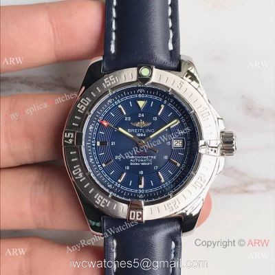 Swiss Grade Breitling Colt Automatic 500m SS Blue Face 40mm Watch 1