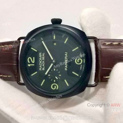 Best Replica Panerai Radiomir Black Seal Black Case Watch PAM388 1