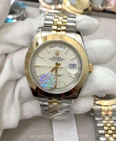 Best Replica Rolex Day-Date Two Tone Jubilee Watches 40mm 1