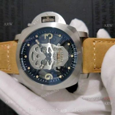 Radiomir Panerai Skull Face Replica Watch Quartz Movement 1