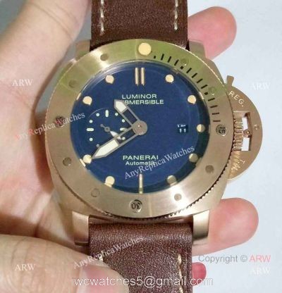 New Copy Panerai Luminor Submersible Blue Dial watch Panerai PAM00671 1
