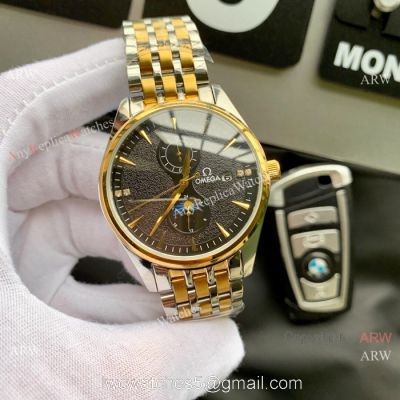 Best Replica Omega Moonphase Automatic watch Two Tone 1