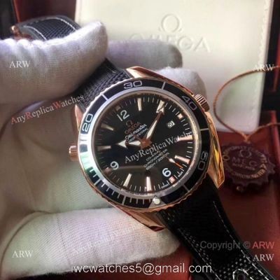 Omega Seamaster Planet Ocean Men Watches Rose Gold Omega Clone Watch 1