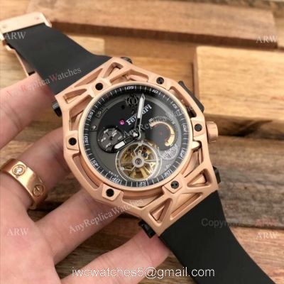 AAA Replica Hublot Techframe Ferrari Tourbillon Rose Gold Watches for Sale 1