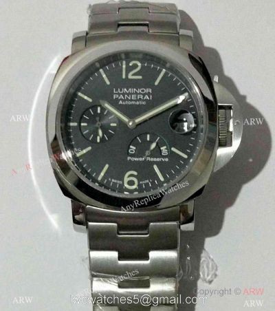 Officine Panerai Firenze PAM090 Power Reserve Watch / Panerai Luminor Steel Bracelet 1