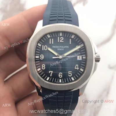 Swiss Grade Patek Philippe Aquanaut 5168G Watch SS Blue Dial 1