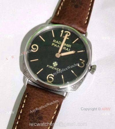 New Replica Panerai Radiomir Firenze PAM00672 Watch Brown Leather Band 1