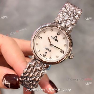 Replica Omega De Ville Dewdrop ladies Watch Stainless Steel 1