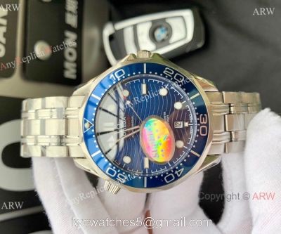 Swiss Omega Diver 300M James Bond Watch Replica Watch SS Blue Ceramic 1