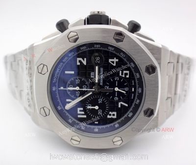 Audemars Piguet Replica Watch Black Chronograph Stainless Steel 1
